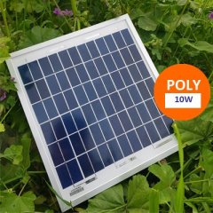 10 W POLY KRİSTAL GÜNEŞ PANELİ