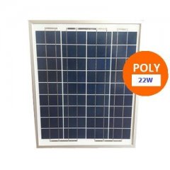 22 W POLYKRİSTAL GÜNEŞ PANELİ