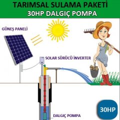 30HP DALGIÇ POMPA - TARIMSAL SULAMA SİSTEM