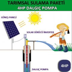 4HP DALGIÇ POMPA - TARIMSAL SULAMA SİSTEMİ